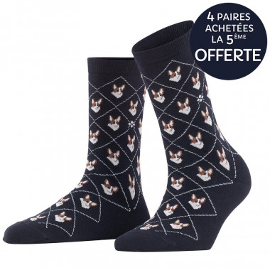 Chaussettes basses femme imprimé teckel fourrure · Mode femme · El Corte  Inglés