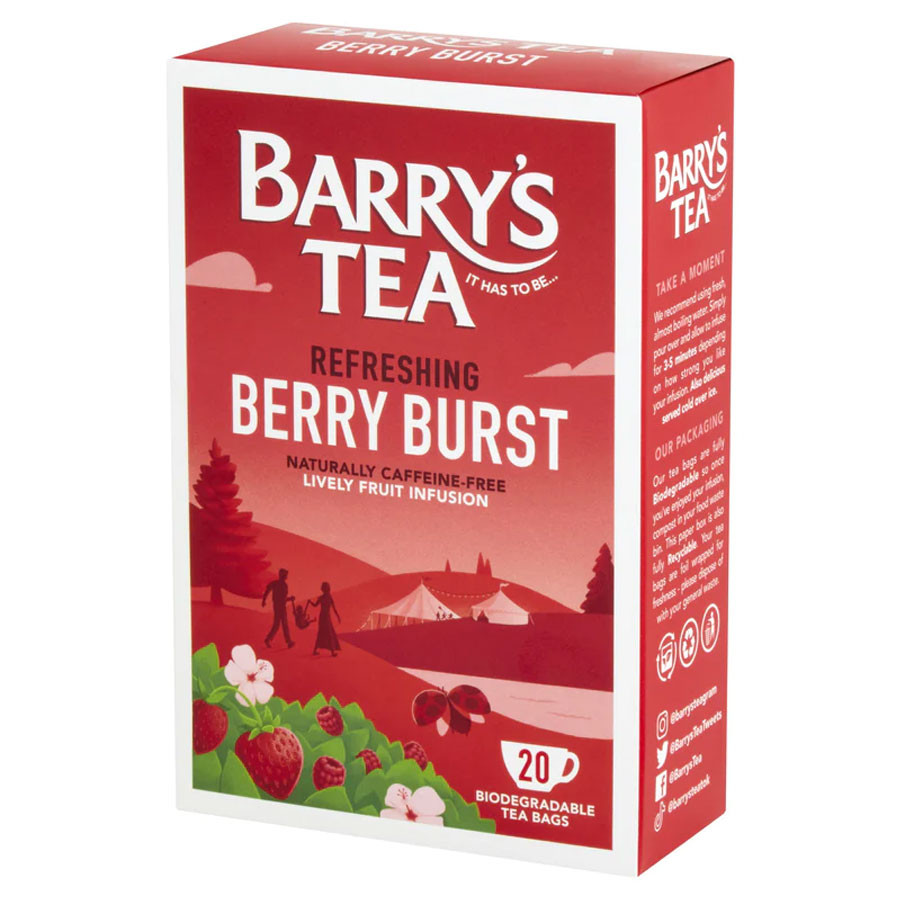 Barry's Infusion Fruits Rouges 20 sachets - Infusions fruits