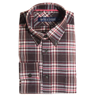 Chemise flanelle carreaux bordeaux et rose