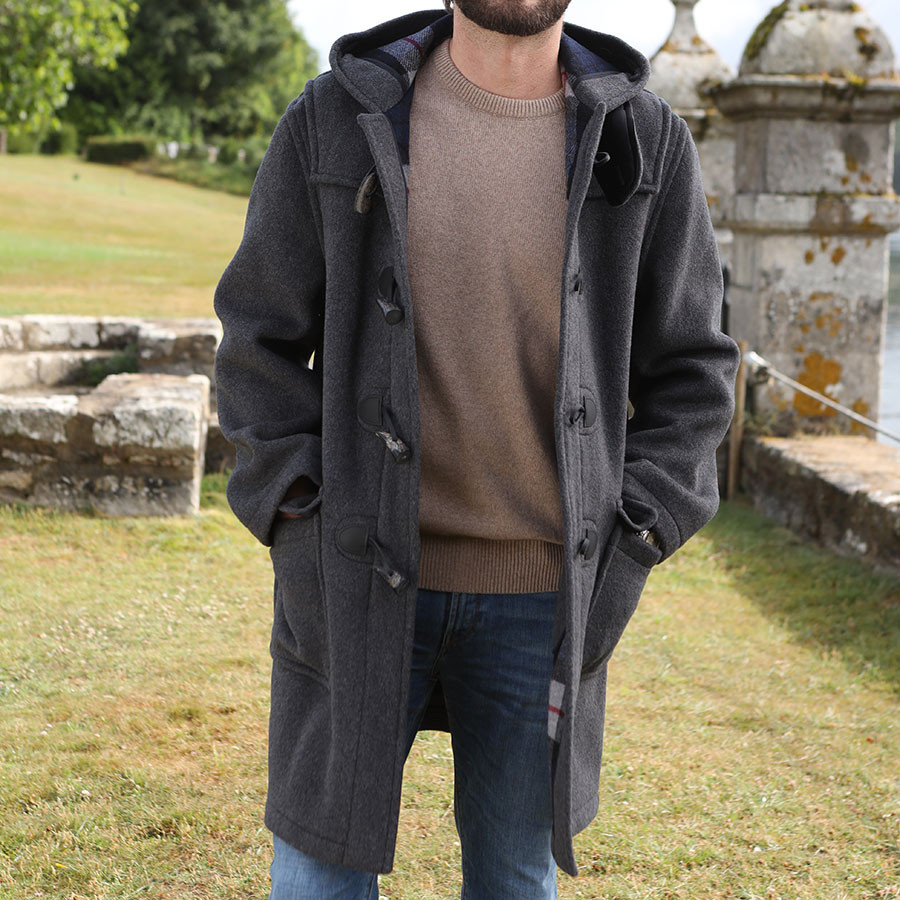 Duffle Coat Martin Gris London Tradition Duffle Coats Le Comptoir Irlandais