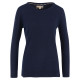 Pull Pendle Col Rond Navy Barbour
