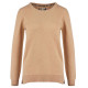 Pull Pendle Col Rond Caramel Barbour