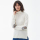 Pull Pendle Col Roulé Ecru Barbour