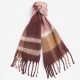 Barbour Isla Boucle Chocolate Scarf