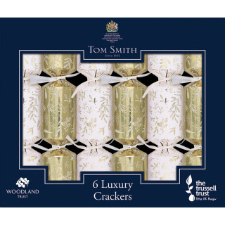 Party Crackers Mini Luxury Gold x6 Tom Smith