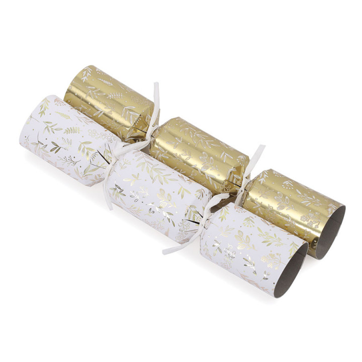 Party Crackers Mini Luxury Gold x6 Tom Smith