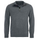 Barbour Holden 1/2 zip Grey Sweater