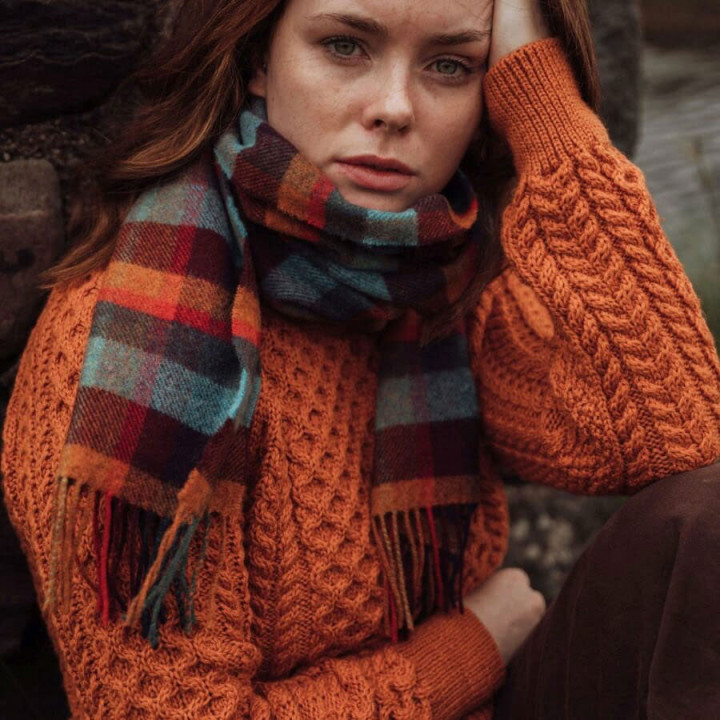 John Hanly Extra-long Lambswool Scarf