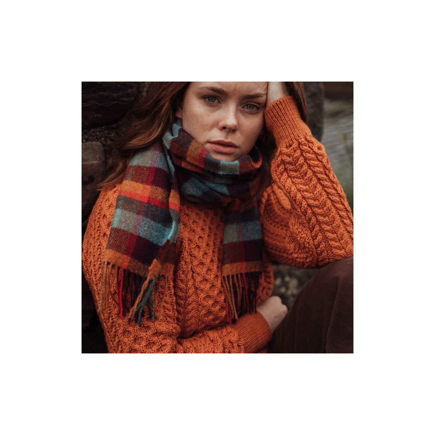 Echarpe Laine Lambswool Maxi-longue John Hanly