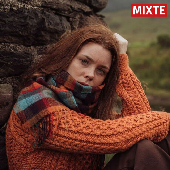 John Hanly Extra-long Lambswool Scarf