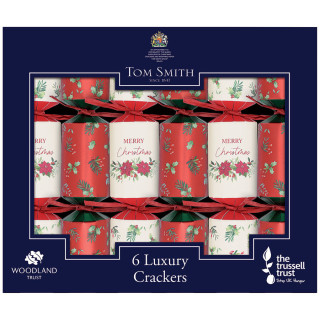 Party Crackers Mini Luxury Red x6 Tom Smith