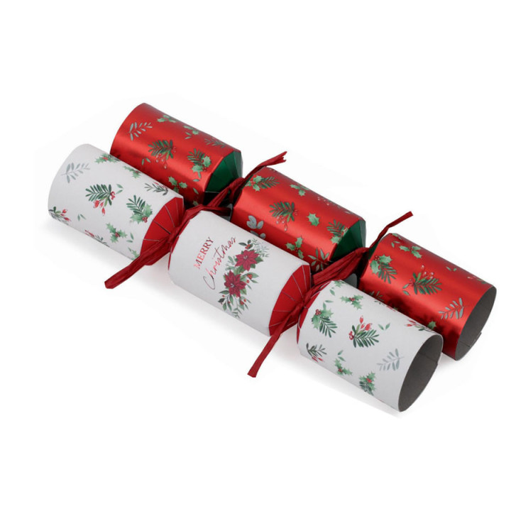 Party Crackers Mini Luxury Red x6 Tom Smith