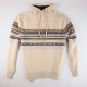 Out of Ireland Ecru Striped Alex Sweater