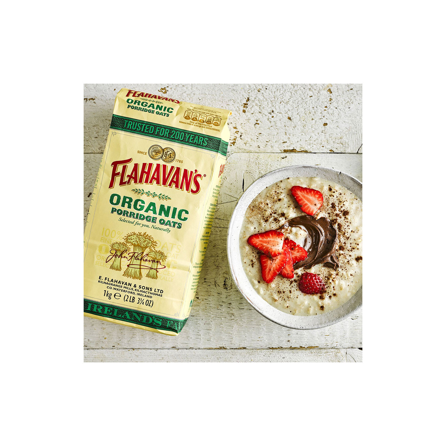 Flocons d'Avoine Bio 1kg Flahavan's