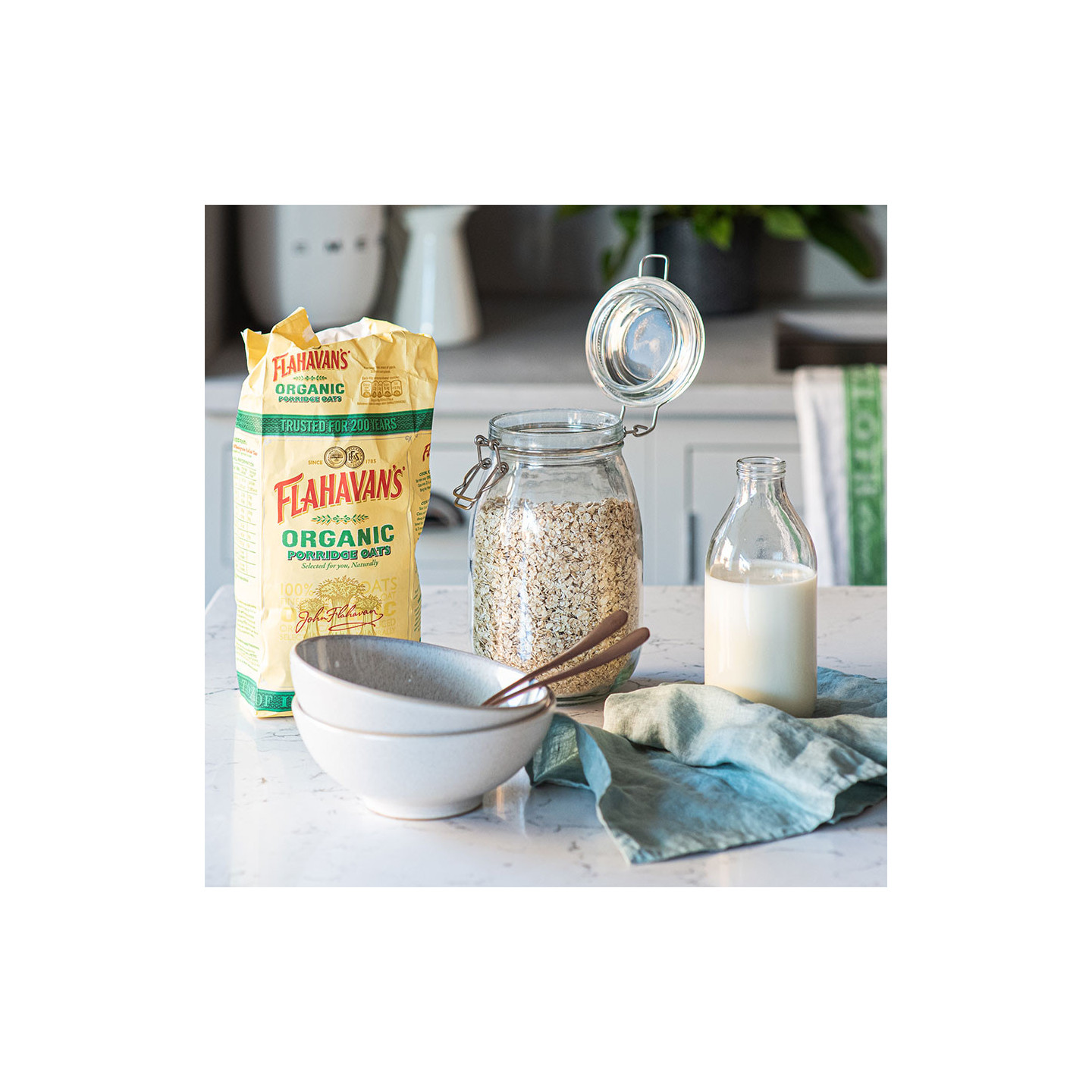Flocons d'Avoine Bio 1kg Flahavan's