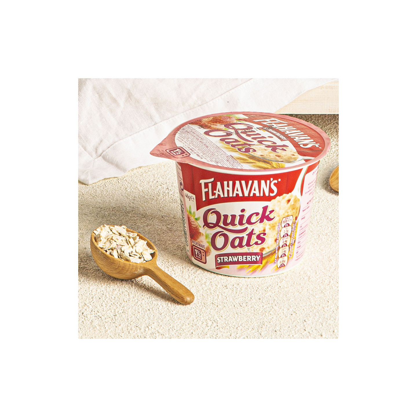 Flahavan's Quick Oats Pot Strawberry 46g