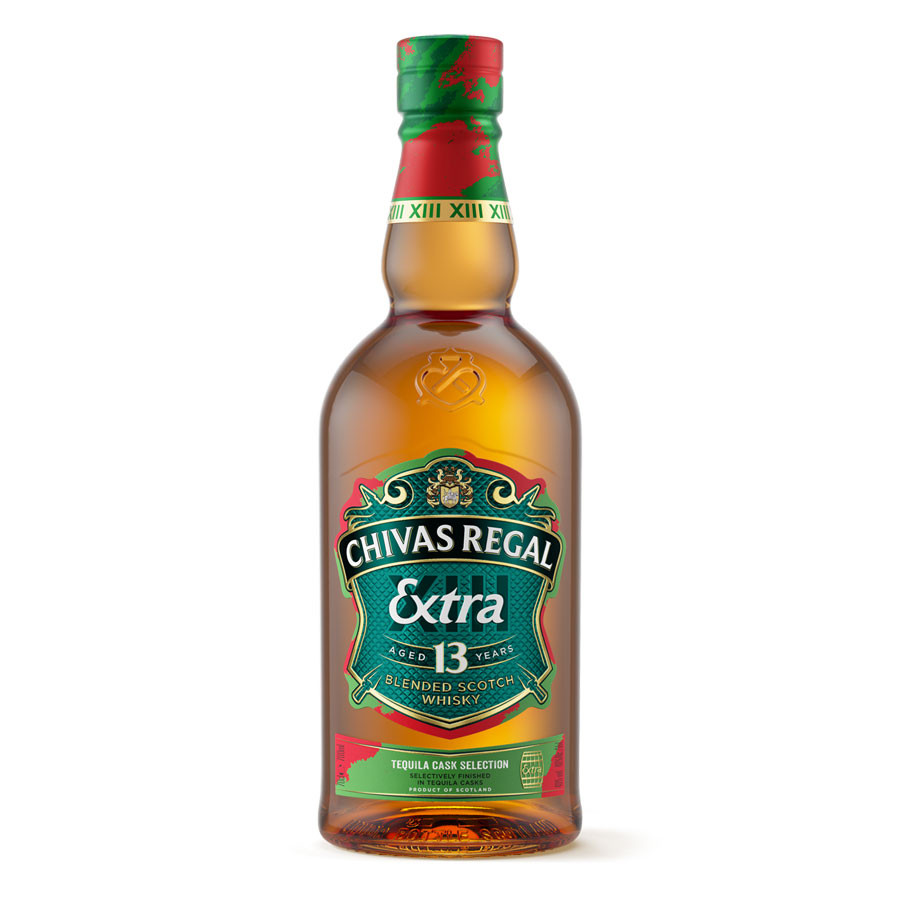 Whisky Chivas Régal 12 ans - Bouteille et 4 verres