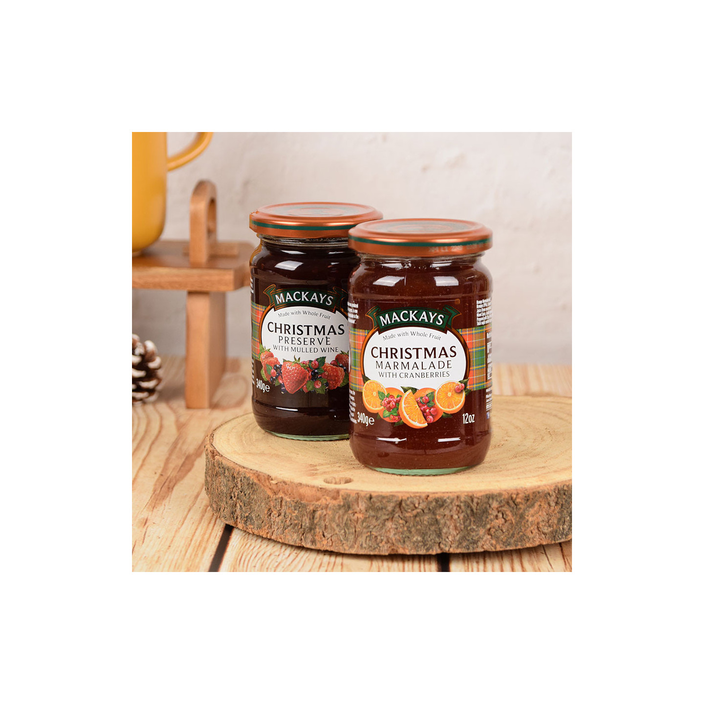 Mackays Christmas Marmalade and Preserve 2x340g