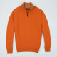 Pull Col Demi-zip Orange Celtic Alliance