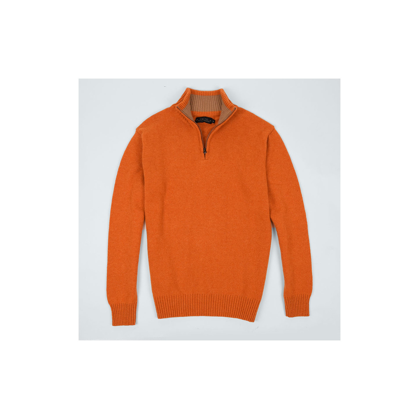 Pull homme Orvis Trout Bum 1/4 zip MOYEN orange bruyère randonnée 1R47