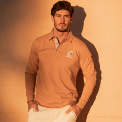 Polo Manches Longues Auckland Camel Camberabero