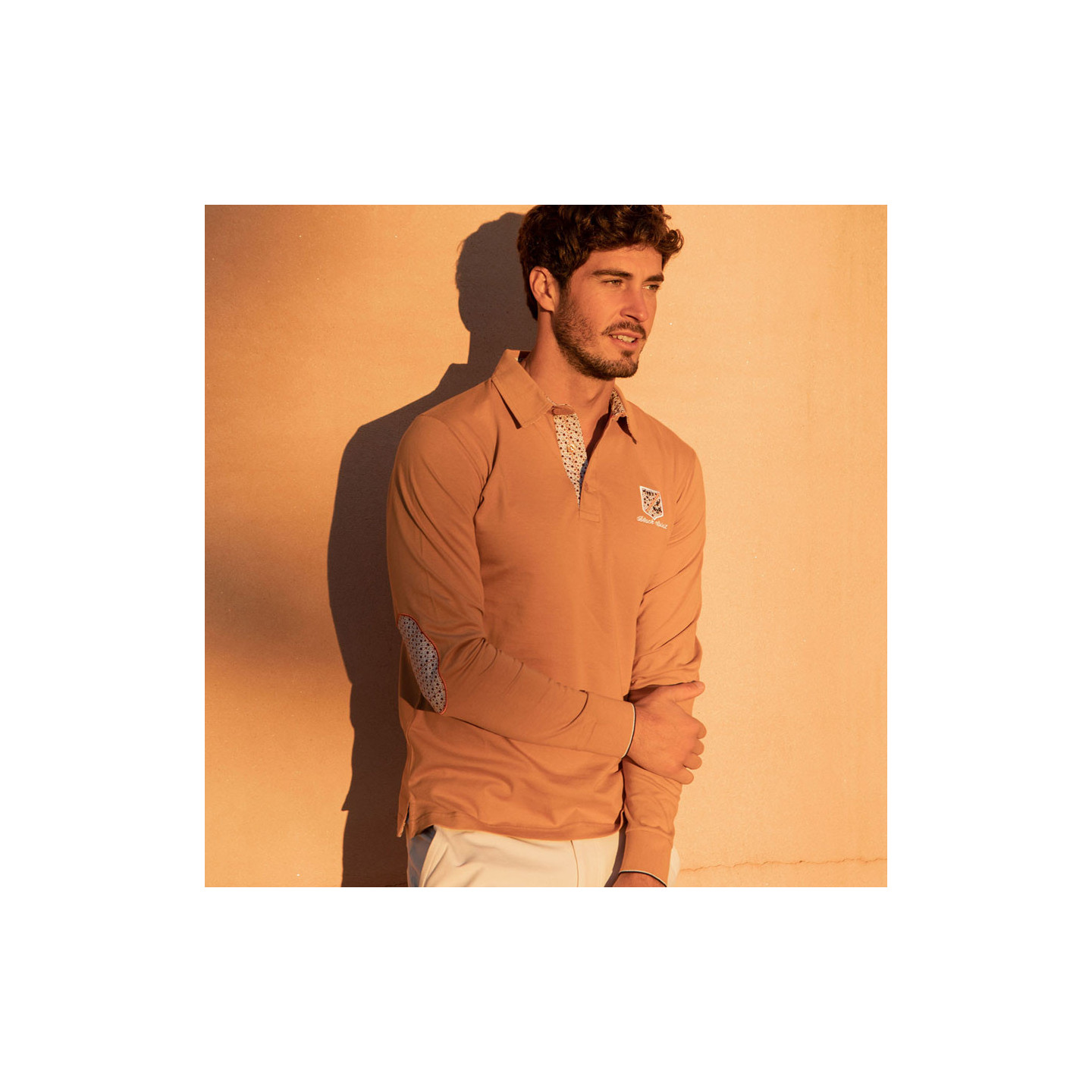 Polo Manches Longues Auckland Camel Camberabero