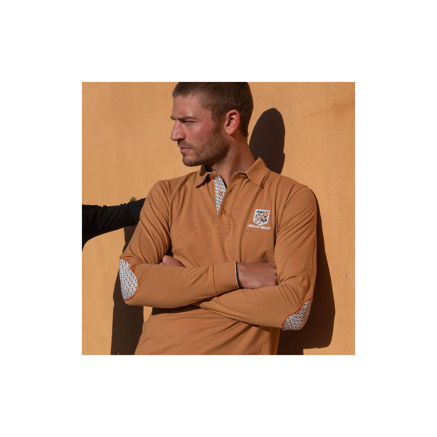Polo Manches Longues Auckland Camel Camberabero
