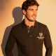 Polo Manches Longues New-Zealand/Australia Noir Camberabero