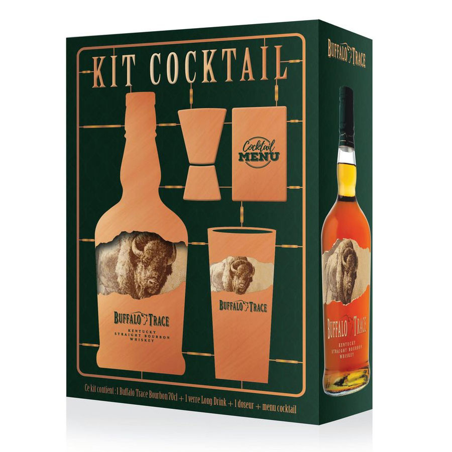 Buffalo Trace Kit Cocktail 70cl 40° - Kentucky - Le Comptoir Irlandais