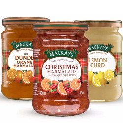 Assortment of 3 Mackays marmalades 3x340g