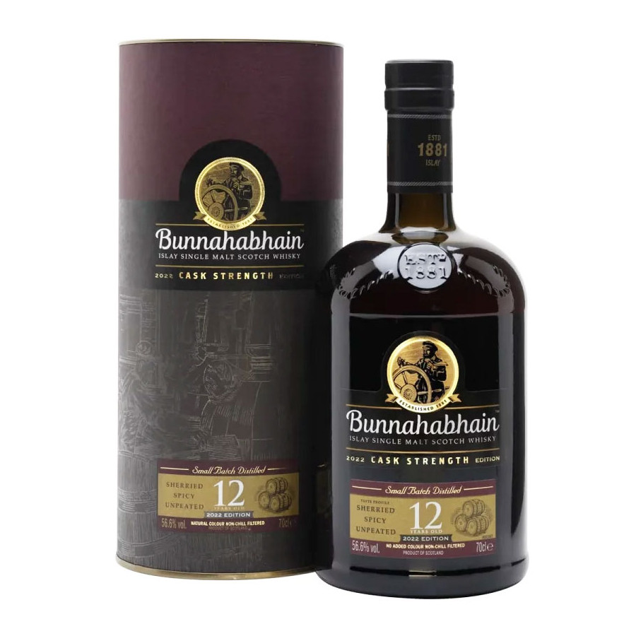 Bunnahabhain 12 ans Cask Strength 70cl 56.6° - Islay - Le Comptoir