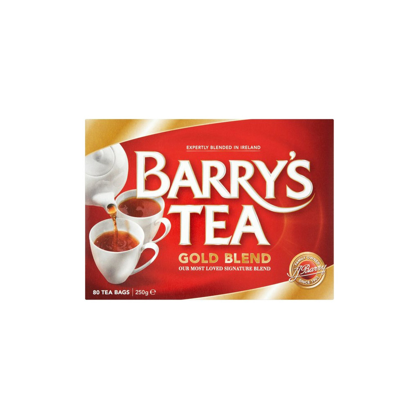 Barry's Thé Gold Blend 80 sachets 250g