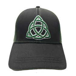 Black Celtic Twist Cap