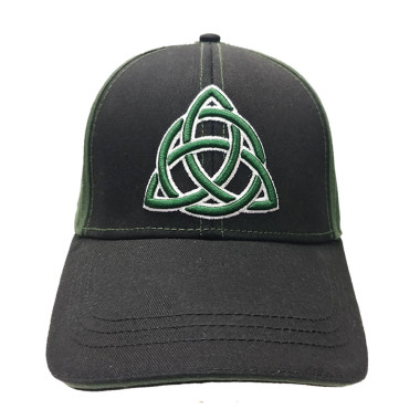 Black Celtic Twist Cap