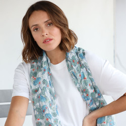 Out of Ireland Blue Poppy Stole