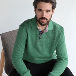 Out Of Ireland Green Leo Sweater