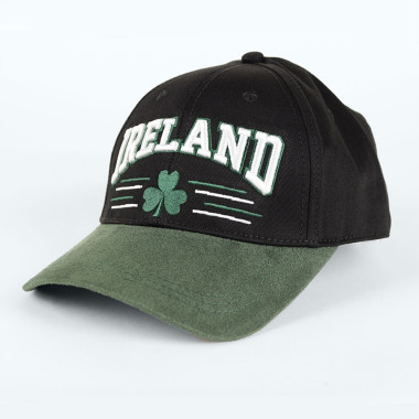 Black Ireland Shamrock Cap