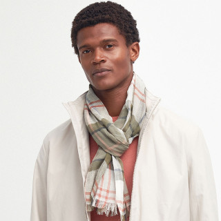 Barbour Welton Tartan Olive Stole