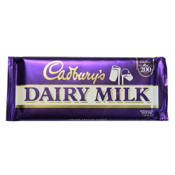 Tablette de chocolat au lait Cadbury 200g