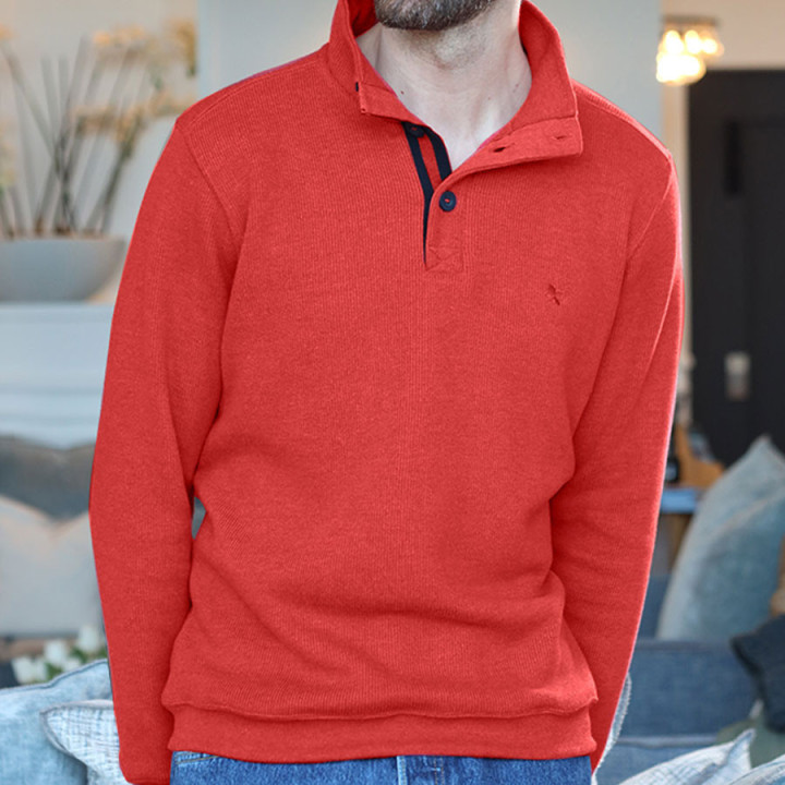 Out Of Ireland Dark Red Ayden Sweater