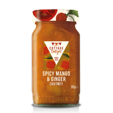 Cottage Delight Spicy Mango and Ginger Chutney 340g
