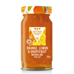 Cottage Delight Orange Lemon Grapefruit Marmelade 350g