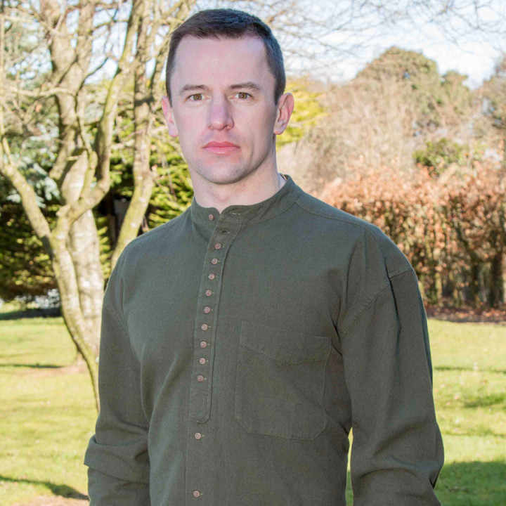 Chemise Kaki Col Officier Civilian