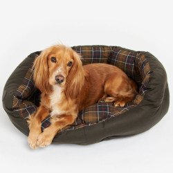 Grand Panier Pour Chien Tartan 89cm Barbour