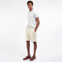 Barbour Stone Linen and Cotton Shorts