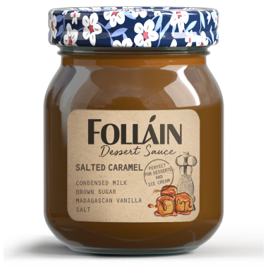 Sauce caramel salé 360g follain