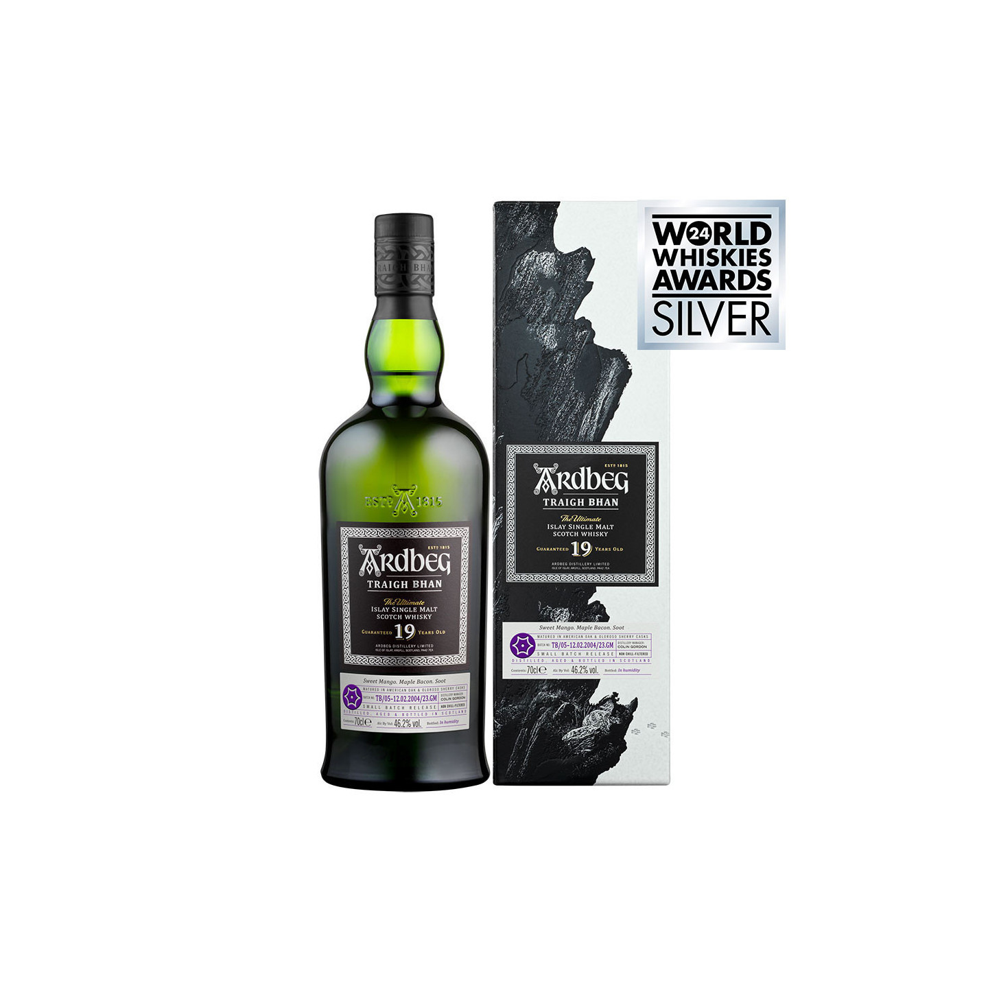 Ardbeg Traigh Bhan 19 Years Old Batch 5 70cl 46.2° - Le Comptoir