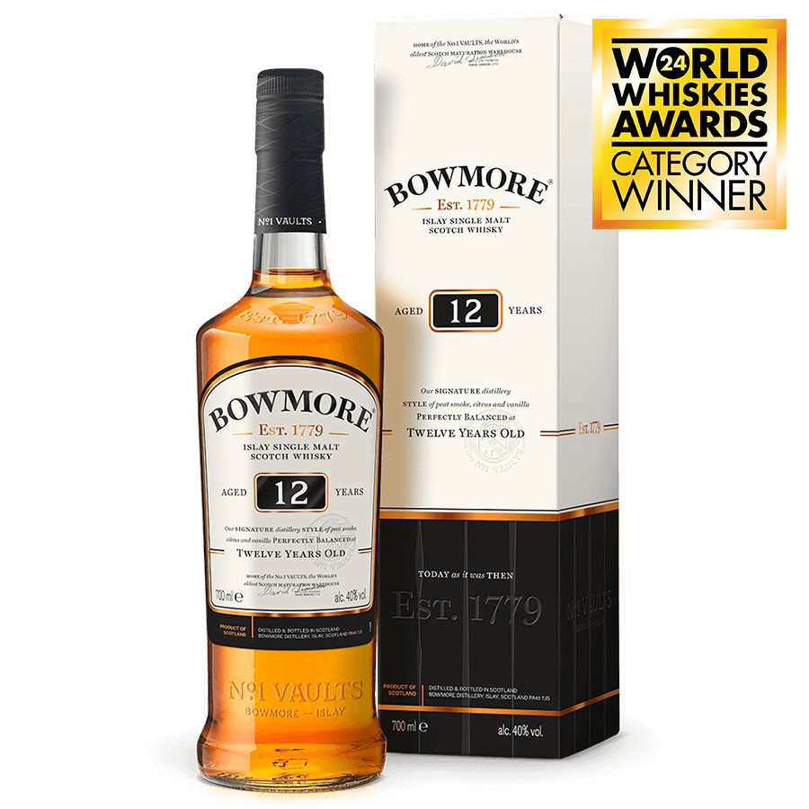 ボウモアBOWMORE 12 Years Old Islay Bowmore 12 Years Old 70cl 40° - Islay - Le Comptoir Irlandais