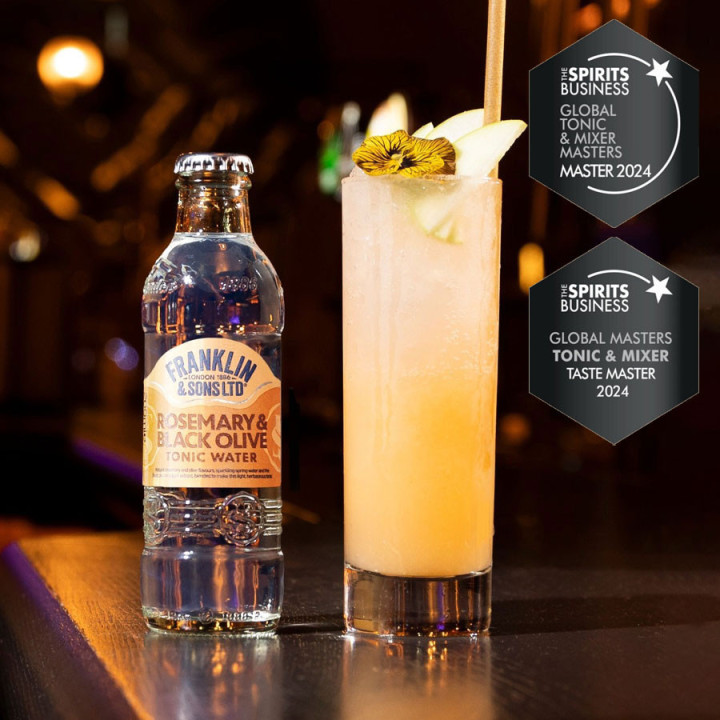 Franklin & Sons Rosemary Tonic Water With Black Olive 200ml