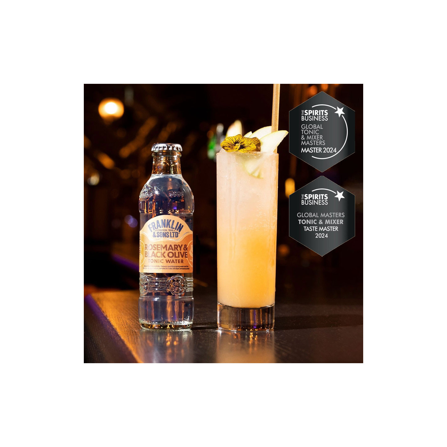 Tonic au Romarin et à l'Olive Noire Franklin & Sons 200ml